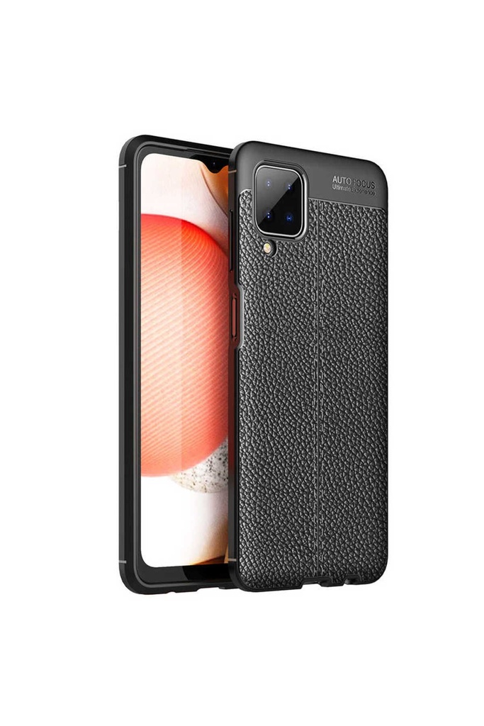 [RNZ-TA53239] Samsung Galaxy M12 Uyumlu Kılıf Zore Niss Silikon Kapak (Siyah)