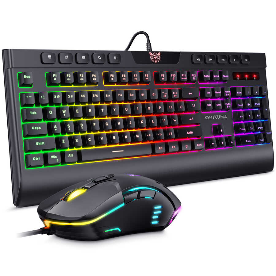 [RNZ-TA53497] Zore Onikuma G21 RGB Oyuncu Klavye Mouse Seti