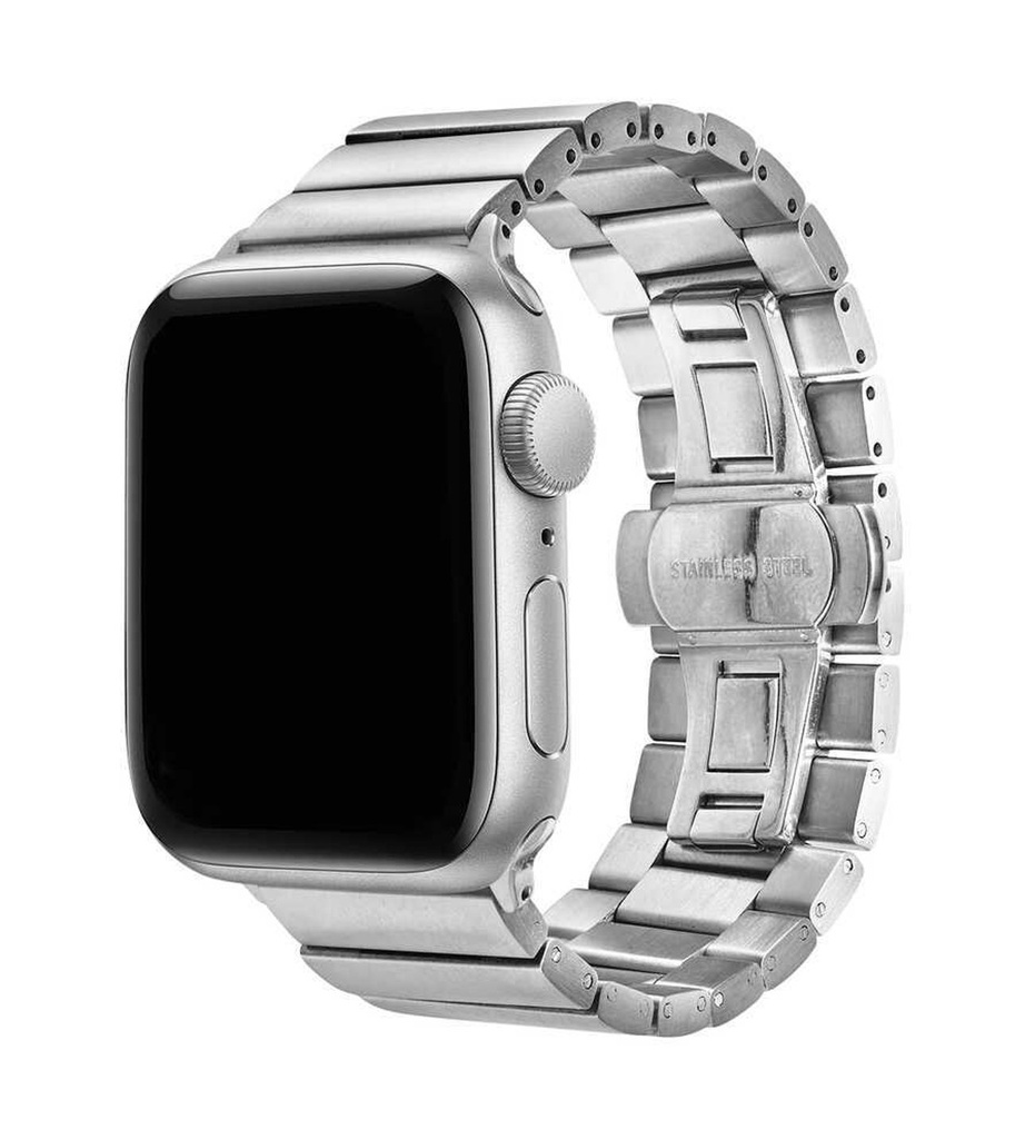 Apple Watch 38mm Uyumlu Kordon Metal Paslanmaz KRD-41 Kayış