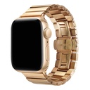 Apple Watch 40mm Uyumlu Kordon Metal Paslanmaz KRD-41 Kayış