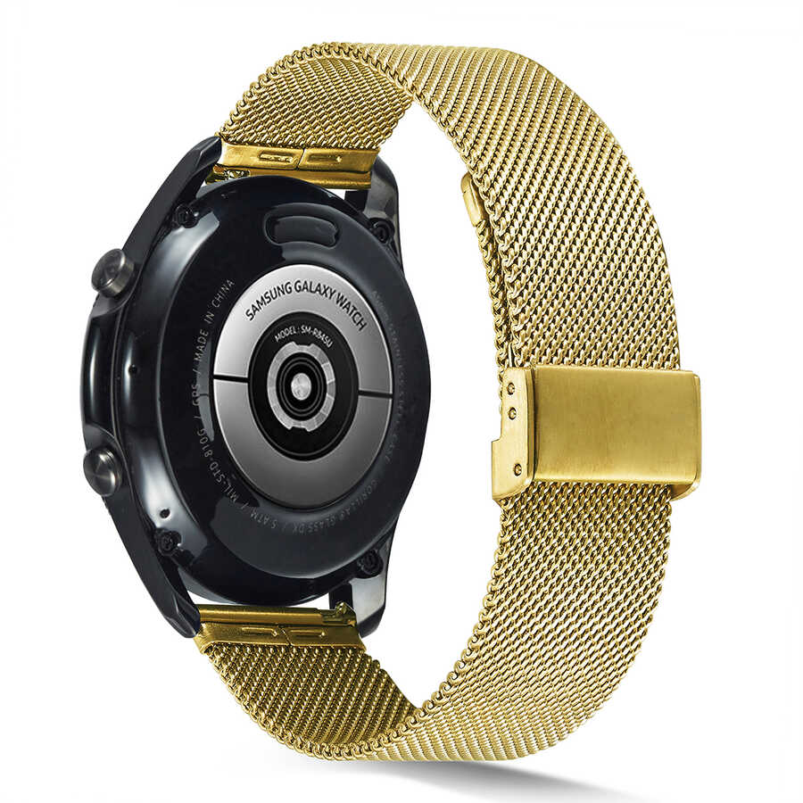 Huawei GT2 46mm Uyumlu KRD-45 22mm Metal Kordon