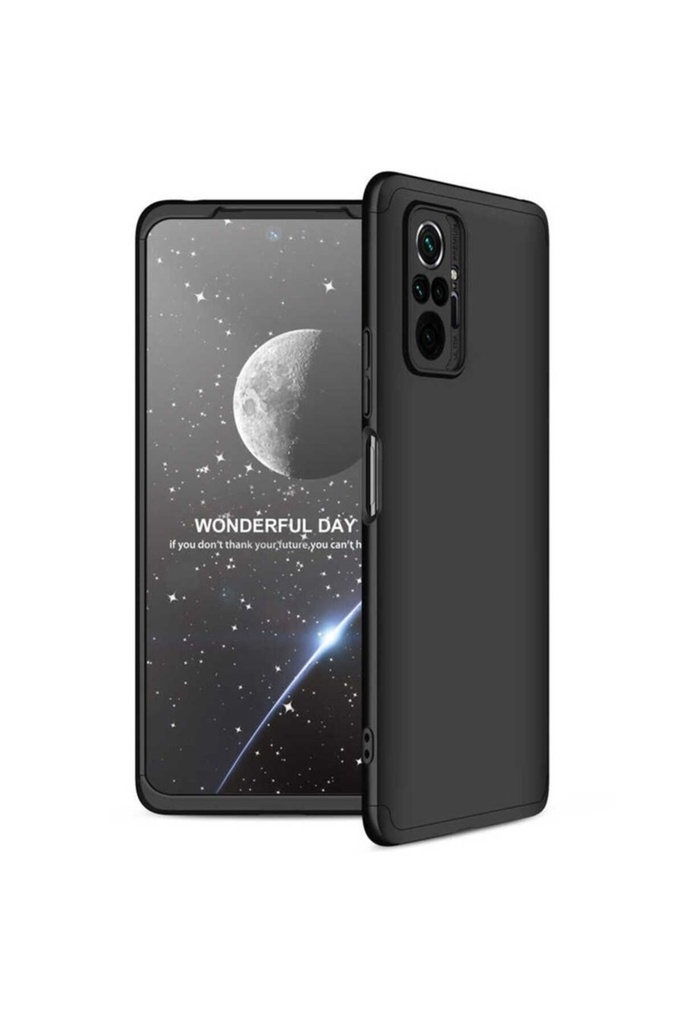 [RNZ-TA53741] Xiaomi Redmi Note 10 Pro Uyumlu Kılıf Zore Ays Kapak (Siyah)