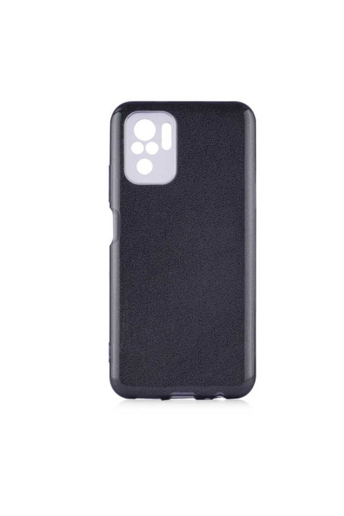 [RNZ-TA56217] Xiaomi Redmi Note 10 Uyumlu Kılıf Zore Shining Silikon (Siyah)