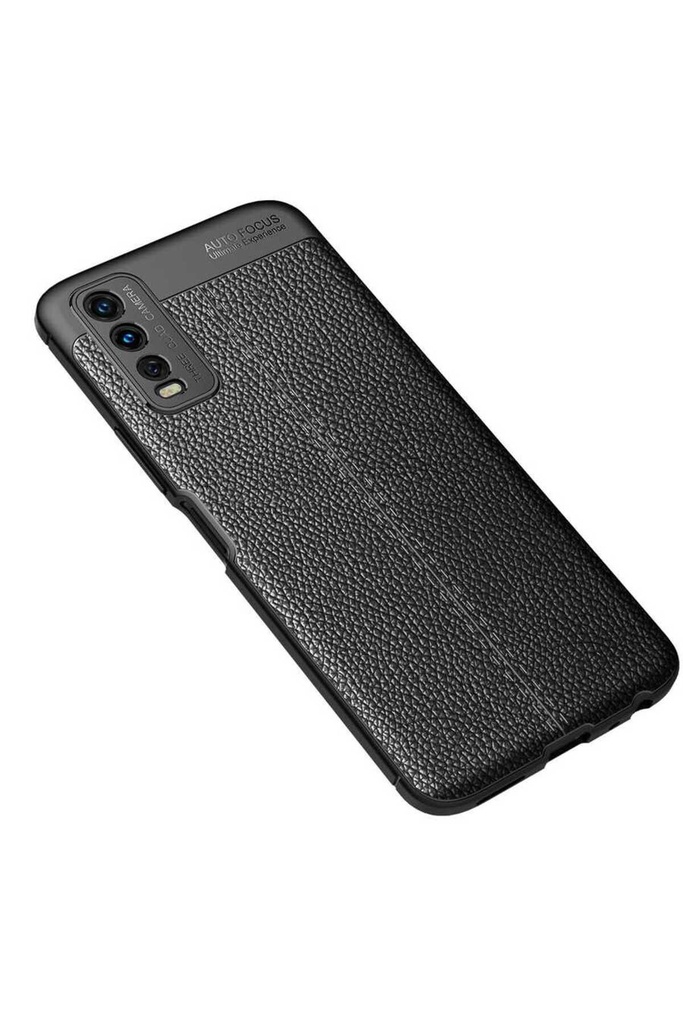 [RNZ-TA54836] Vivo Y20S Uyumlu Kılıf Zore Niss Silikon Kapak (Siyah)