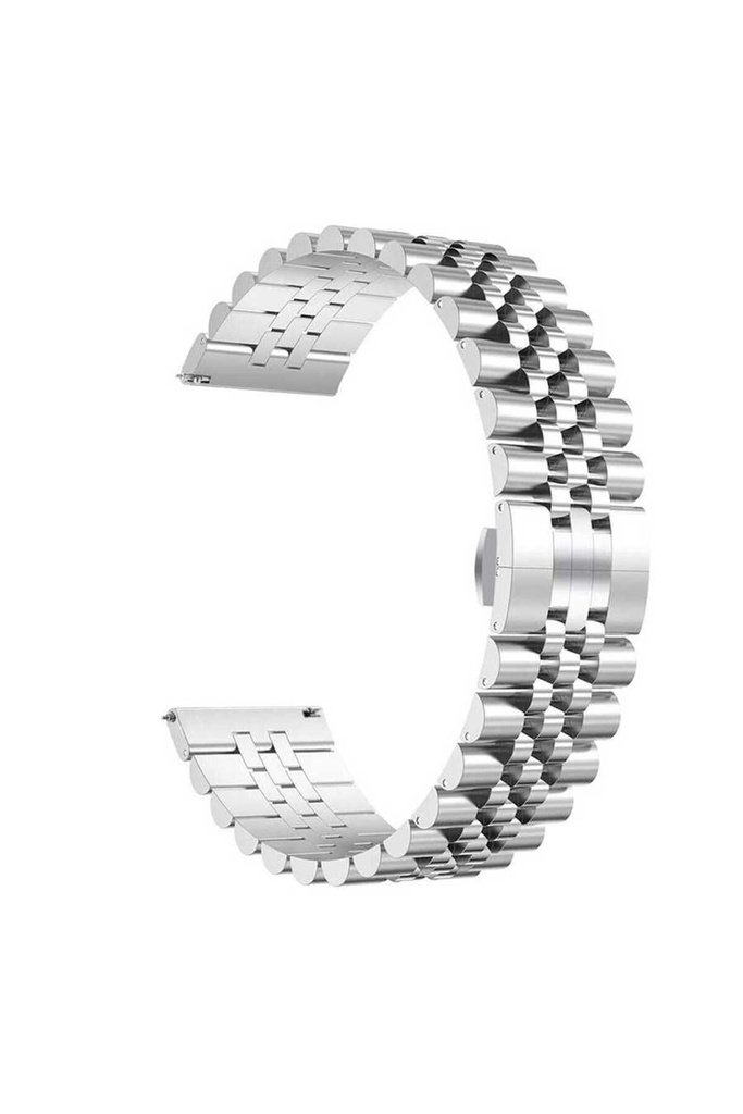 Samsung Galaxy Watch 42mm Uyumlu 20mm Kordon Paslanmaz Çelik Rolex Metal KRD-36 Kayış