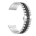 Samsung Gear S3 22mm Uyumlu Kordon Paslanmaz Çelik Rolex Metal KRD-36 Kayış