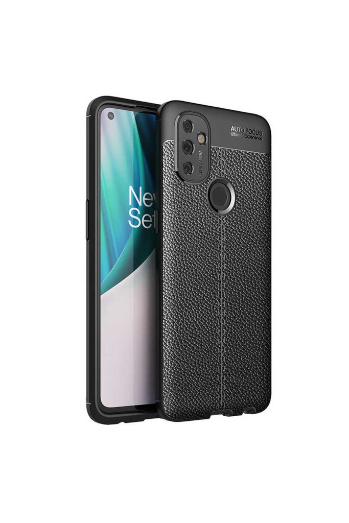 [RNZ-TA50615] OnePlus Nord N100 Uyumlu Kılıf Zore Niss Silikon Kapak (Siyah)