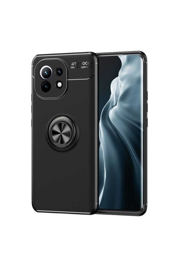 [RNZ-TA50627] Xiaomi Mi 11 Uyumlu Kılıf Zore Ravel Silikon Kapak (Siyah)