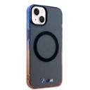 Apple iPhone 15 Plus Uyumlu Kılıf BMW M-safe Şarj Özellikli Transparan Renkli Çerçeveli Orjinal Lisanslı Kapak