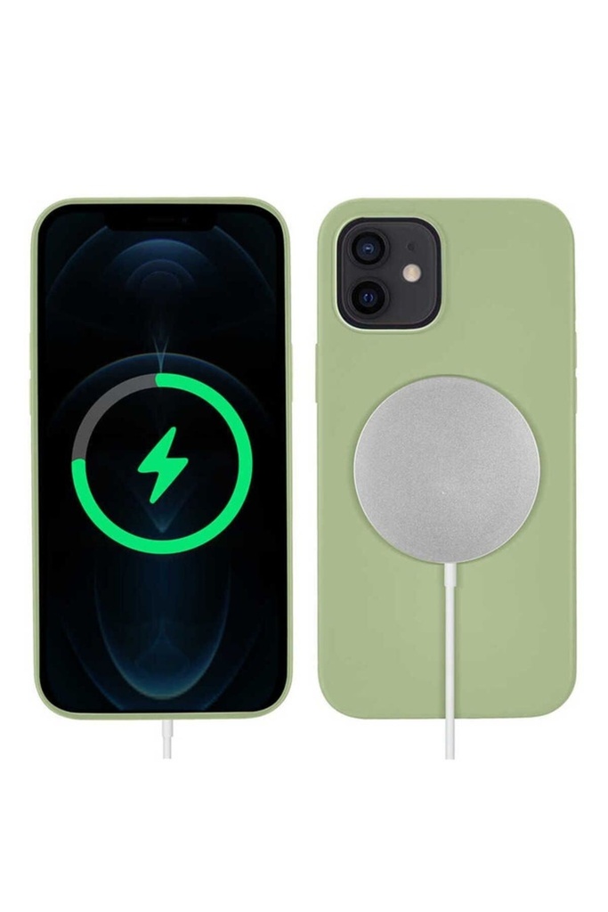 Apple iPhone 12 Uyumlu Kılıf Zore Silksafe Wireless Kapak