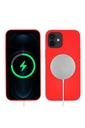 Apple iPhone 12 Mini Uyumlu Kılıf Zore Silksafe Wireless Kapak