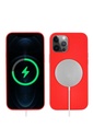 Apple iPhone 12 Pro Max Uyumlu Kılıf Zore Silksafe Wireless Kapak