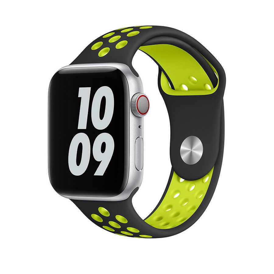 Apple Watch 42mm Uyumlu Wiwu Dual Color Sport Band Silikon Kordon