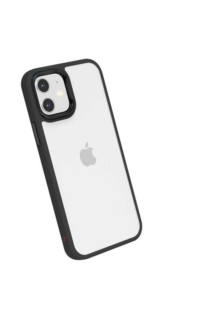 [RNZ-TA52180] Apple iPhone 12 Uyumlu Kılıf ​​Zore Cann Kapak (Siyah)
