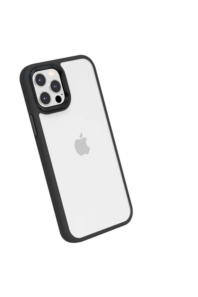 [RNZ-TA52186] Apple iPhone 12 Pro Uyumlu Kılıf ​​Zore Cann Kapak (Siyah)