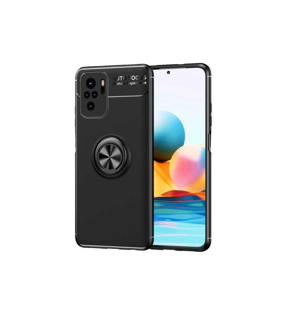 [RNZ-TA52700] Xiaomi Redmi Note 10S Uyumlu Kılıf Zore Ravel Silikon Kapak (Siyah)