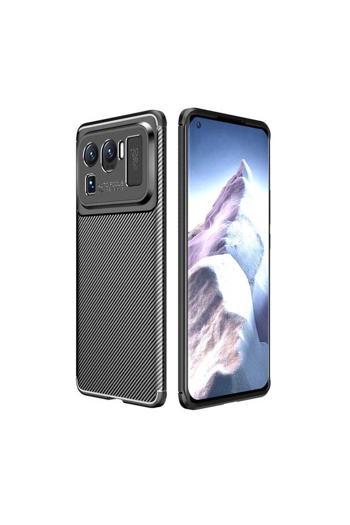 [RNZ-TA53577] Xiaomi Mi 11 Ultra Uyumlu Kılıf Zore Negro Silikon Kapak (Siyah)