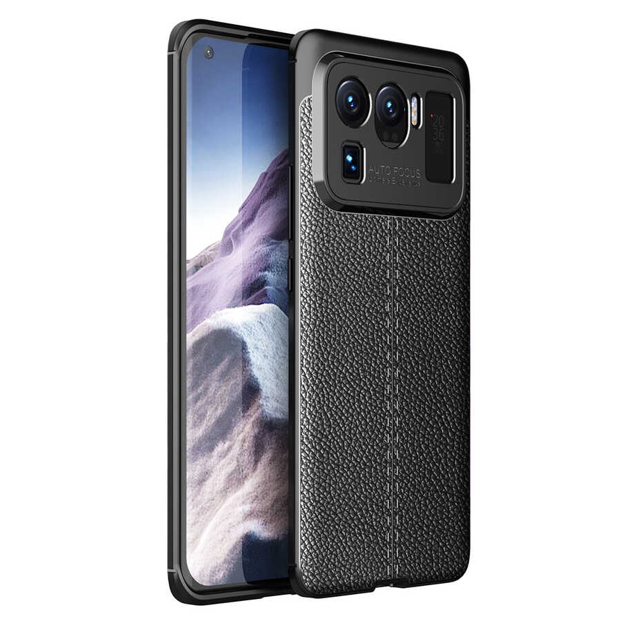 [RNZ-TA53580] Xiaomi Mi 11 Ultra Uyumlu Kılıf Zore Niss Silikon Kapak (Siyah)