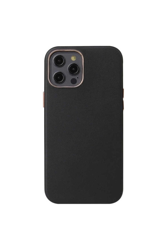 Apple iPhone 12 Pro Max Uyumlu Kılıf Zore Leathersafe Wireless Kapak
