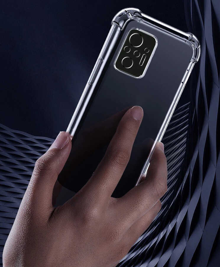 Xiaomi Redmi Note 10 Uyumlu Kılıf Zore Kamera Korumalı Nitro Anti Shock Silikon