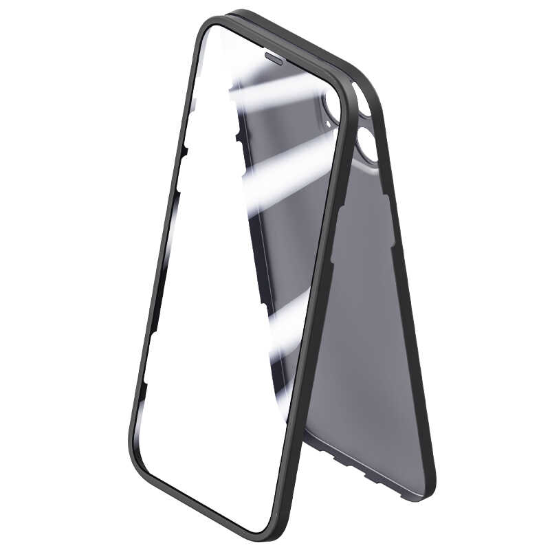 [RNZ-TA53342] Apple iPhone 12 Pro Uyumlu Kılıf Benks Full Covered 360 Protective Kapak (Siyah)
