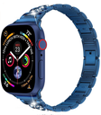 Apple Watch 38mm Uyumlu Wiwu Three Beads Set Auger Metal Kordon