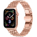 Apple Watch 38mm Uyumlu Wiwu Seven Beads Steel Belt Metal Kordon