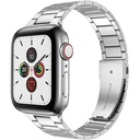 Apple Watch 38mm Uyumlu Wiwu Ultra Thin Steel Belt Three Beads Metal Kordon