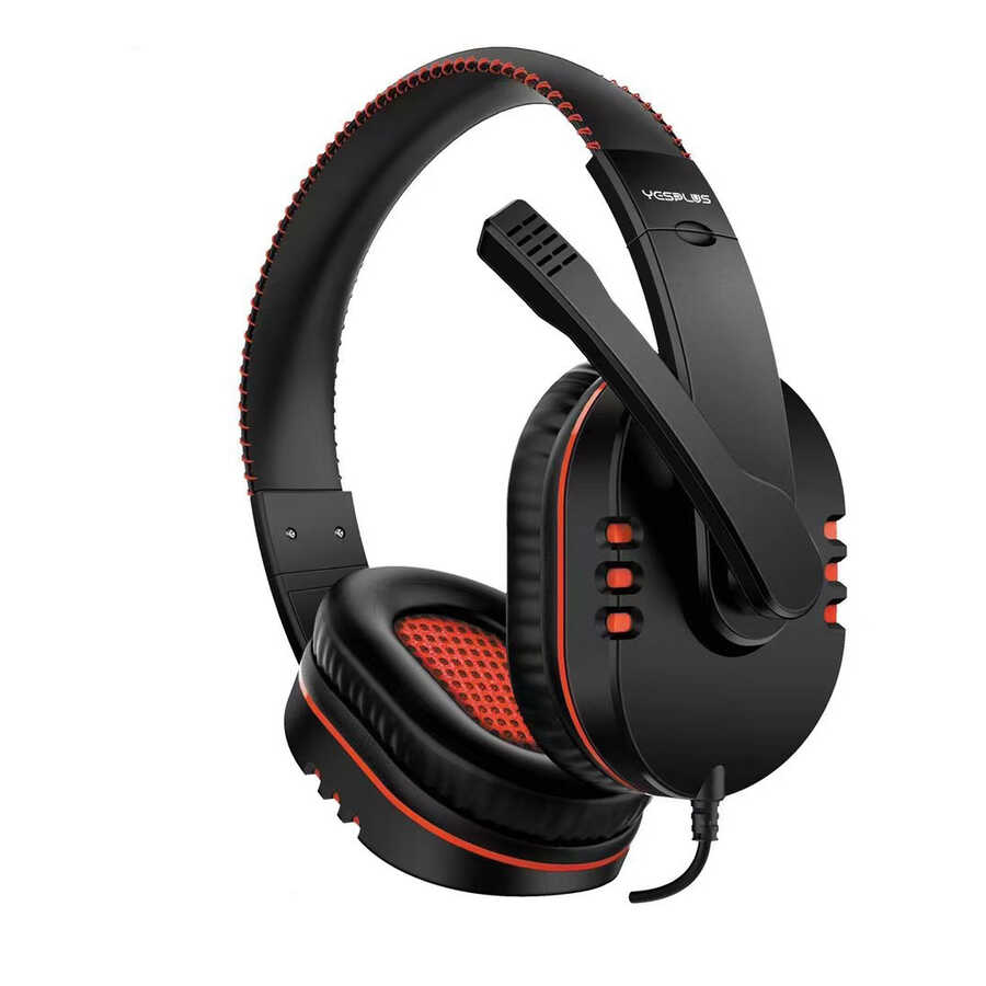 [RNZ-TA51390] Zore Yes Plus GM-111 Oyuncu Kulaklığı 3.5mm (Siyah-Kırmızı)
