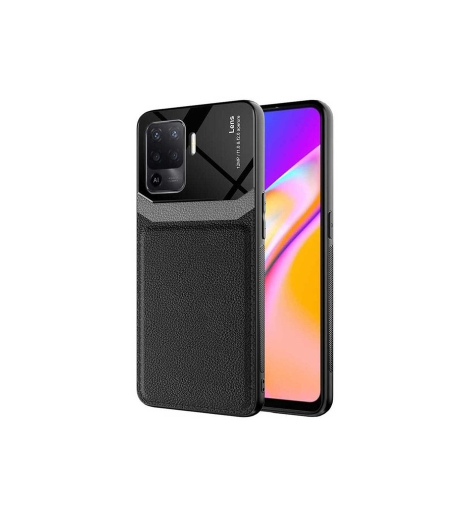 [RNZ-TA54999] Oppo Reno 5 Lite Uyumlu Kılıf ​Zore Emiks Kapak (Siyah)