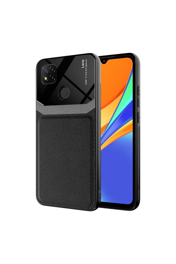 [RNZ-TA55029] Xiaomi Redmi 9C Uyumlu Kılıf ​Zore Emiks Kapak (Siyah)