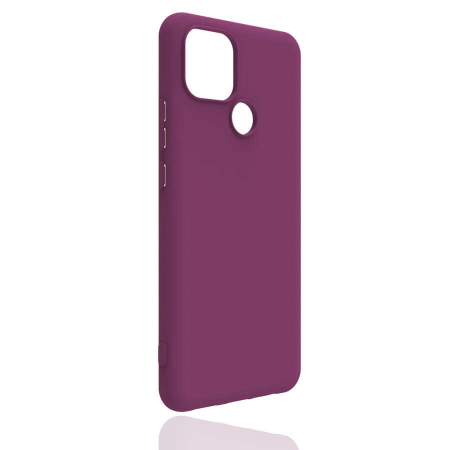 Realme C25 Uyumlu Kılıf Zore Biye Silikon