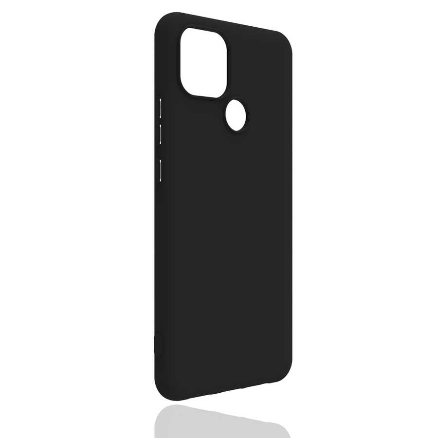 [RNZ-TA56581] Realme C25 Uyumlu Kılıf Zore Biye Silikon (Siyah)