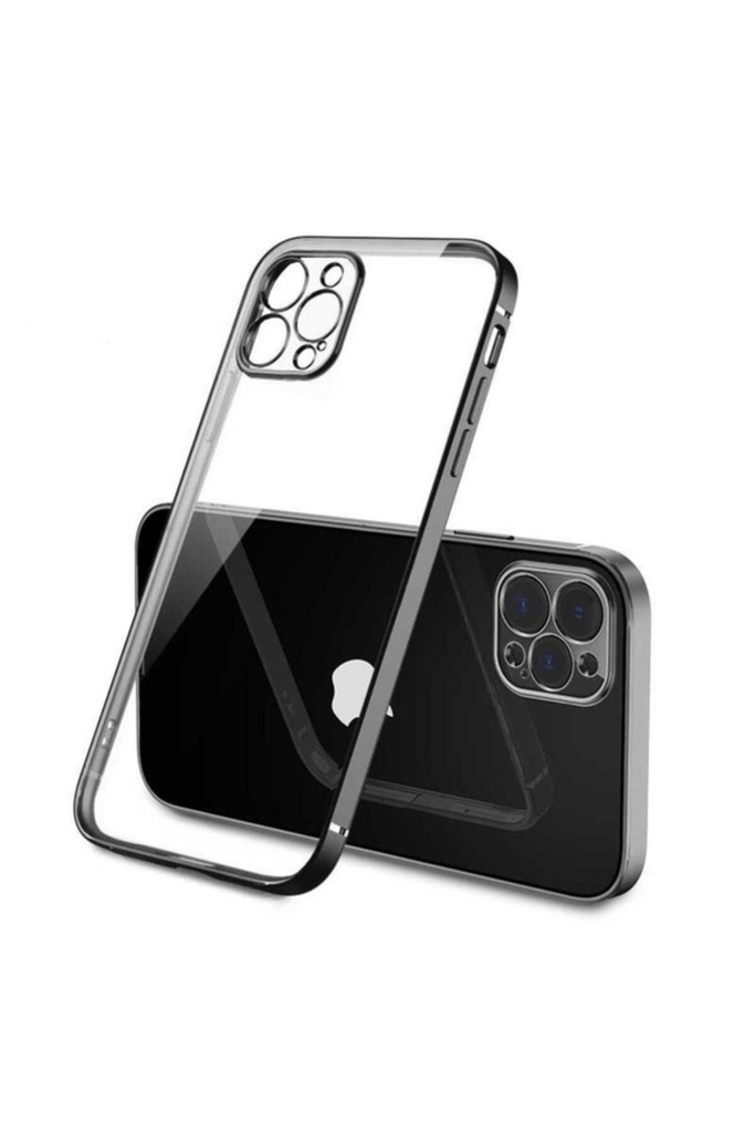 [RNZ-TA56277] Apple iPhone 12 Pro Uyumlu Kılıf Zore Gbox Kapak (Siyah)