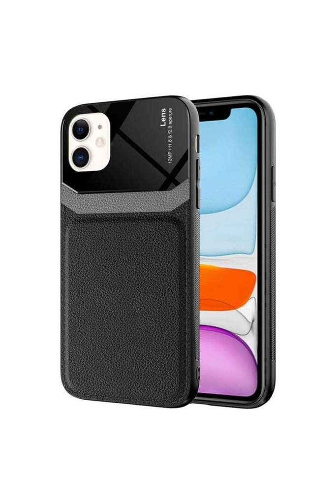 [RNZ-TA54536] Apple iPhone 11 Uyumlu Kılıf ​Zore Emiks Kapak (Siyah)