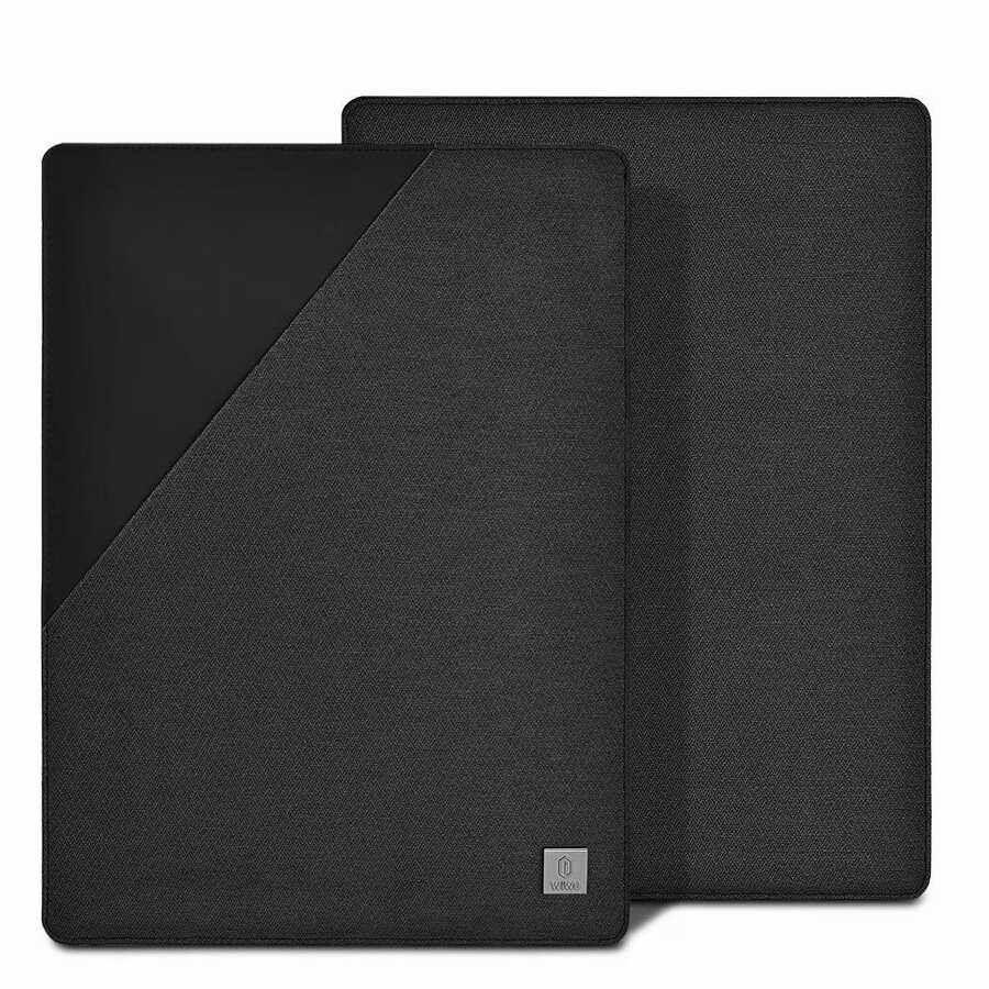 [RNZ-TA56126] Apple MacBook 16' Touch Bar Uyumlu Wiwu Blade Sleeve Laptop Kılıf (Siyah)