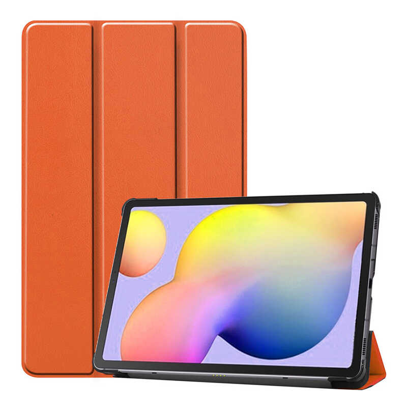 Samsung Galaxy Tab A7 Lite T225 Uyumlu Zore Smart Cover Standlı 1-1 Kılıf