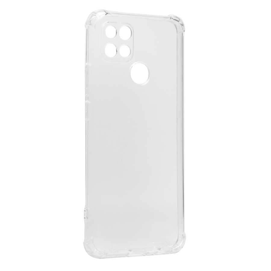 Oppo A15 Uyumlu Kılıf Zore Kamera Korumalı Nitro Anti Shock Silikon
