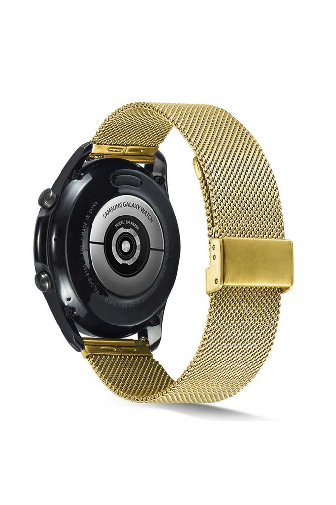 Samsung Galaxy Watch 46mm Uyumlu KRD-45 22mm Metal Kordon