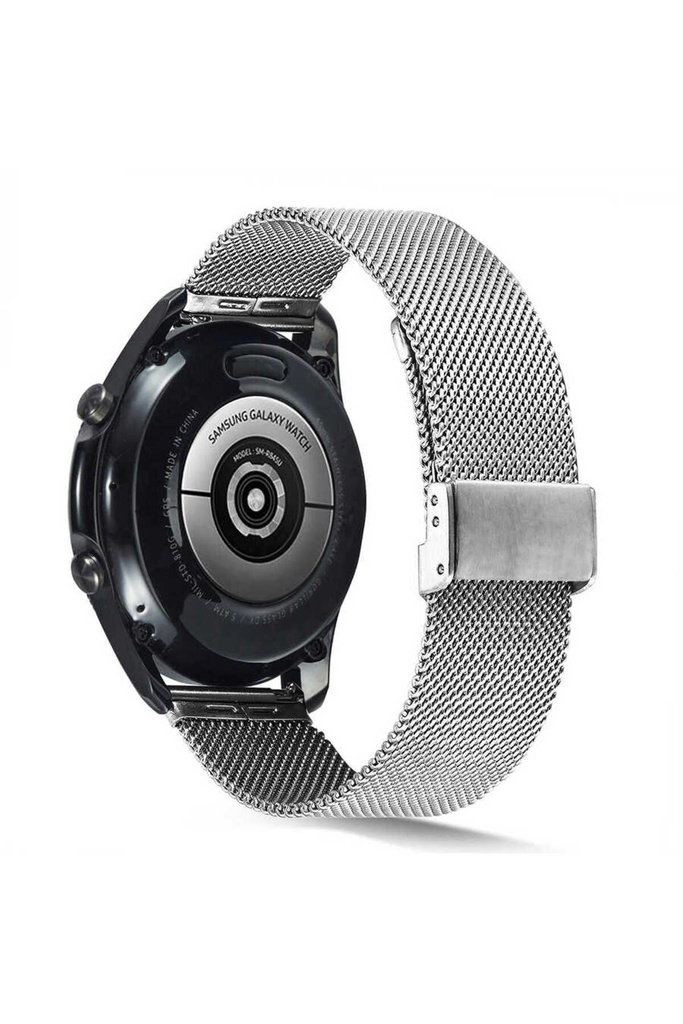 Samsung Galaxy Watch 46mm Uyumlu KRD-45 22mm Metal Kordon