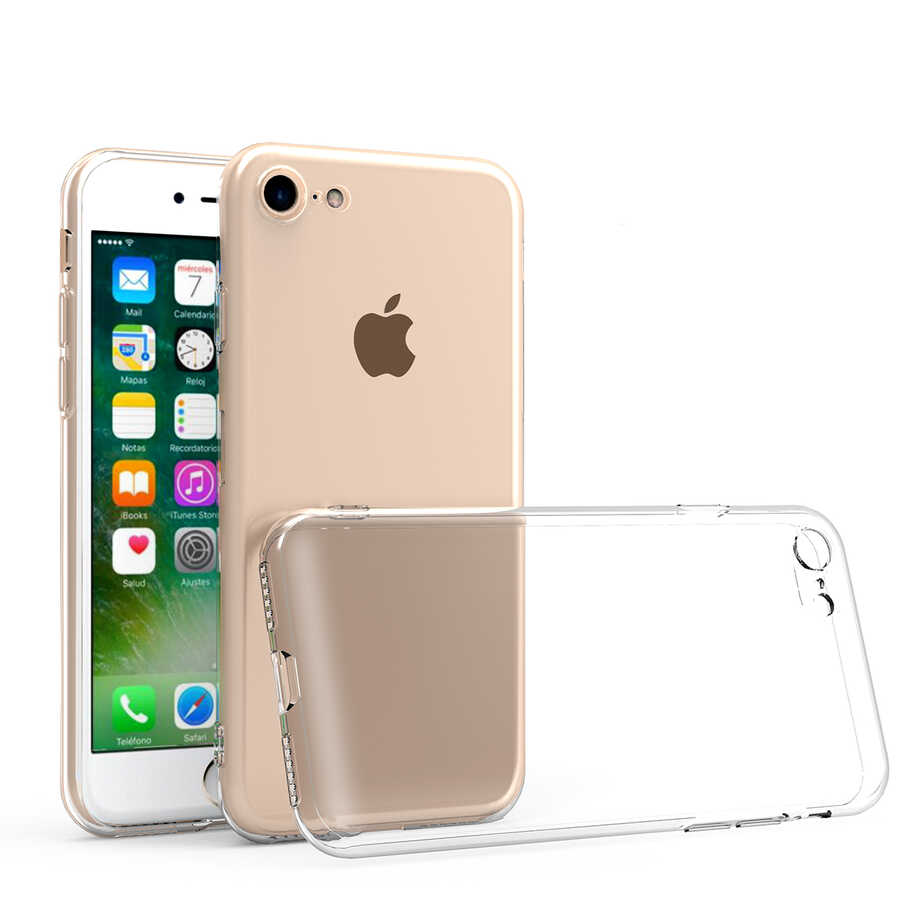 [RNZ-TA55583] Apple iPhone SE 2020 Uyumlu Kılıf Zore Kamera Korumalı Süper Silikon Kapak