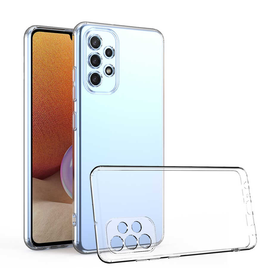 [RNZ-TA55595] Samsung Galaxy A72 Uyumlu Kılıf Zore Kamera Korumalı Süper Silikon Kapak