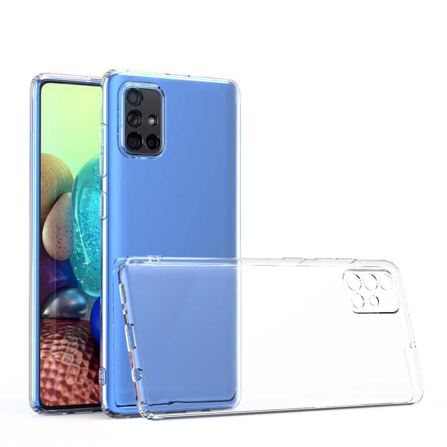[RNZ-TA55598] Samsung Galaxy A71 Uyumlu Kılıf Zore Kamera Korumalı Süper Silikon Kapak