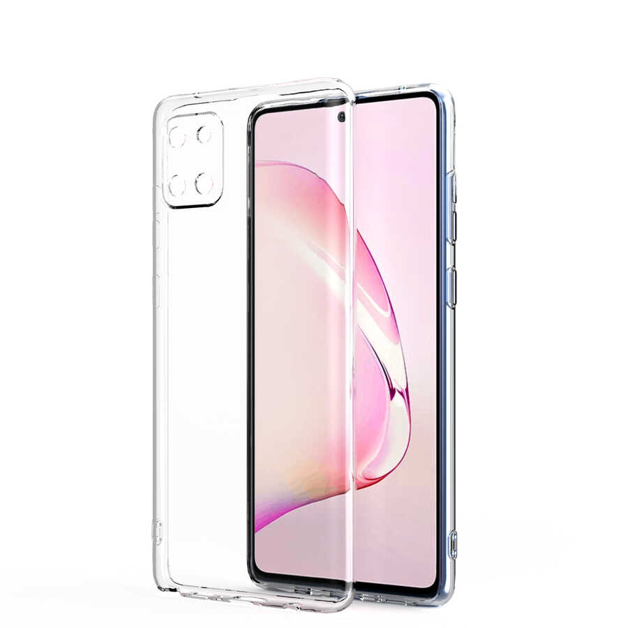 [RNZ-TA55599] Samsung Galaxy A81 (Note 10 Lite) Uyumlu Kılıf Zore Kamera Korumalı Süper Silikon Kapak