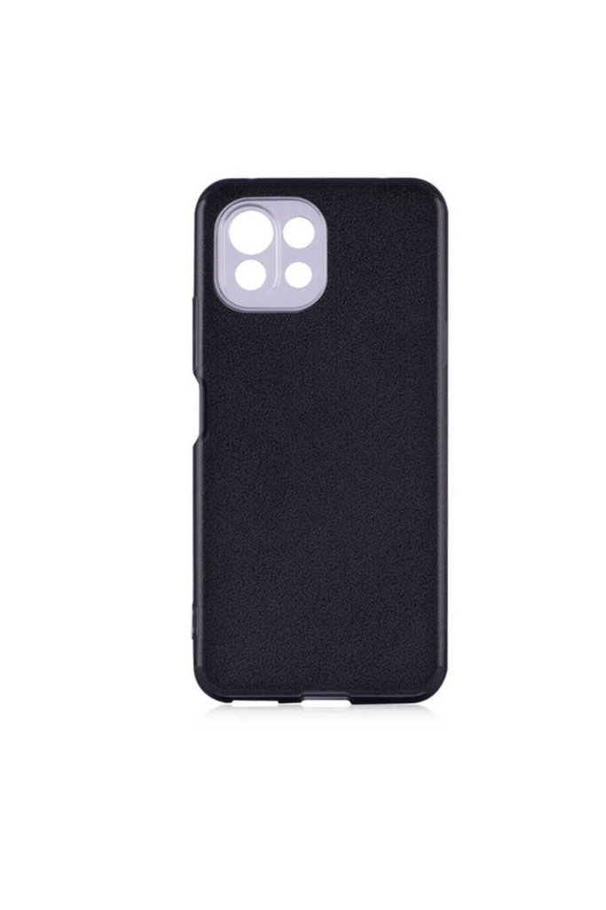 [RNZ-TA56205] Xiaomi Mi 11 Lite Uyumlu Kılıf Zore Shining Silikon (Siyah)