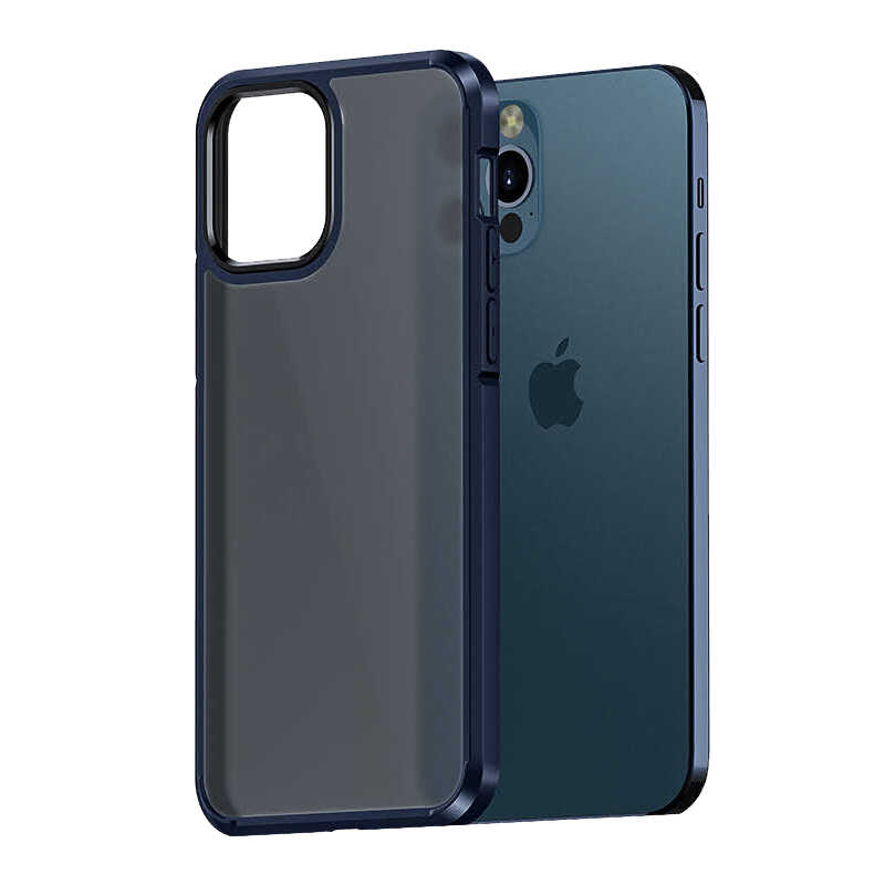 Apple iPhone 12 Pro Max Uyumlu Kılıf Wlons H-Bom Kapak