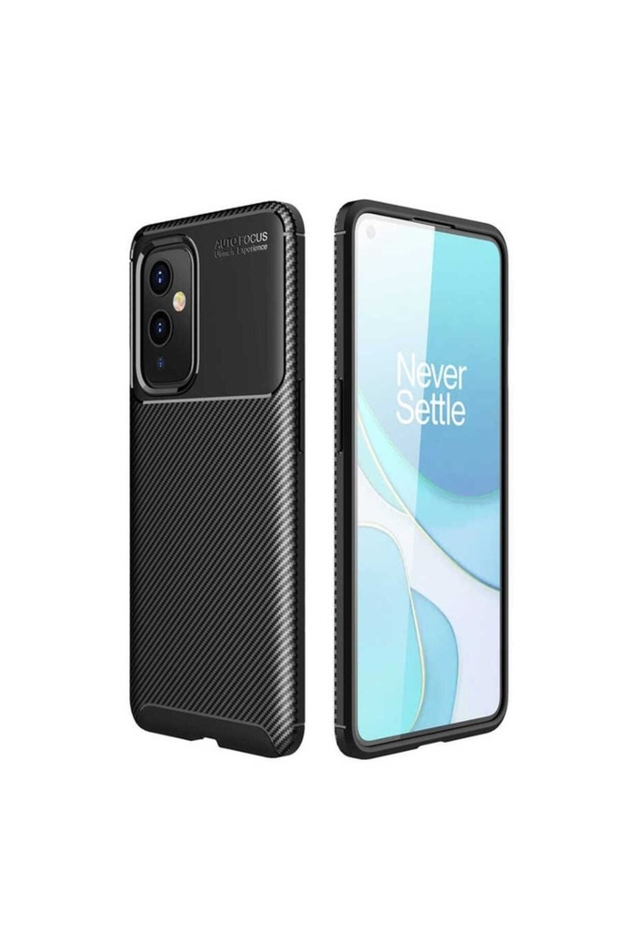 [RNZ-TA56081] OnePlus 9 Uyumlu Kılıf Zore Negro Silikon Kapak (Siyah)