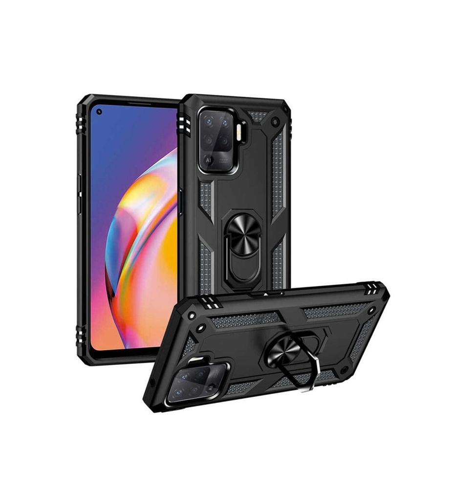 [RNZ-TA56500] Oppo Reno 5 Lite Uyumlu Kılıf Zore Vega Kapak (Siyah)