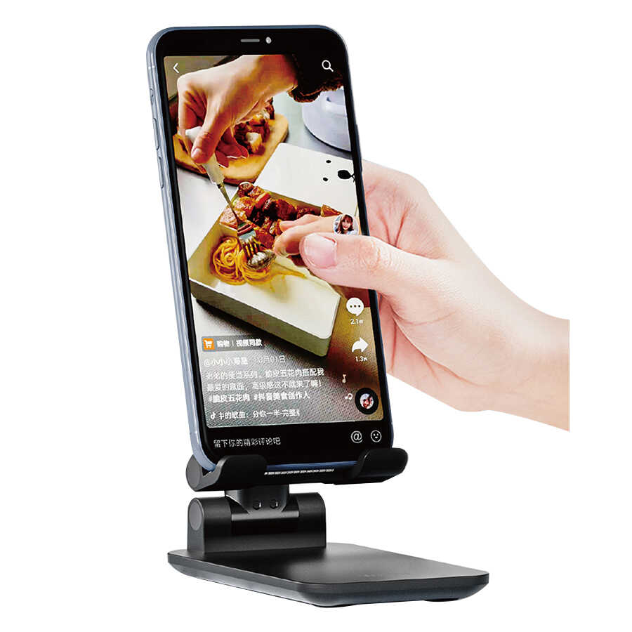 [RNZ-TA56017] Wiwu ZM103 Tablet - Telefon Standı (Siyah)