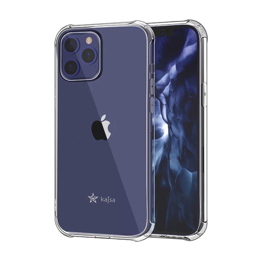 Apple iPhone 12 Pro Max Uyumlu Kılıf Kajsa Transparent Kapak